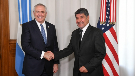 Acevedo recibió al embajador de Estados Unidos Marc Stanley