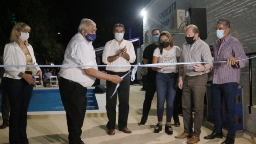 Capitanich inauguró obras en el predio del sindicato petrolero: "Hoy reivindicamos lo que significan las organizaciones gremiales"