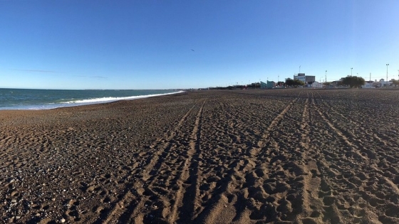 Playa Unión quiere ser la primera playa Bandera Azul patagónica