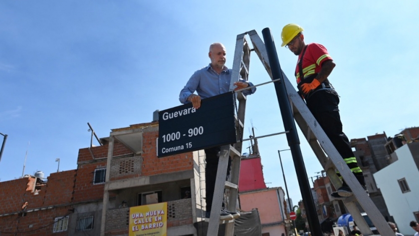 Rodríguez Larreta anunció la apertura de la calle Guevara en el Playón de Chacarita