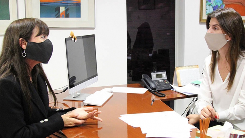 La ministra Verónica Figueroa se reunió con Bettina Romero para potenciar el trabajo social en la ciudad de Salta