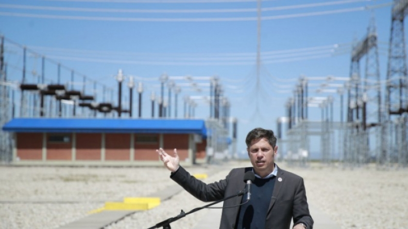 Kicillof inauguró la nueva Estación Transformadora Vivoratá