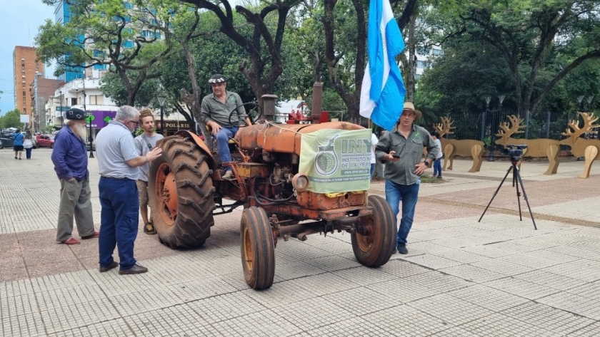 Productores yerbateros se movilizan en favor del Inym