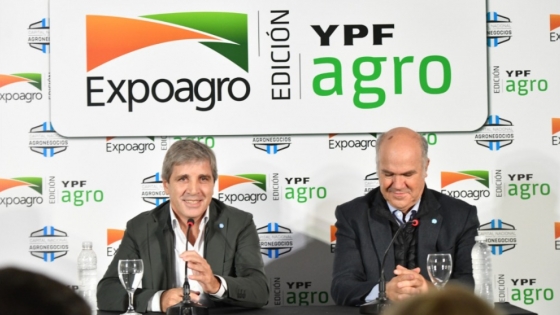 Luis Caputo en ExpoAgro: “Los invito a invertir más que nunca y a recuperar el orgullo de ser argentinos”