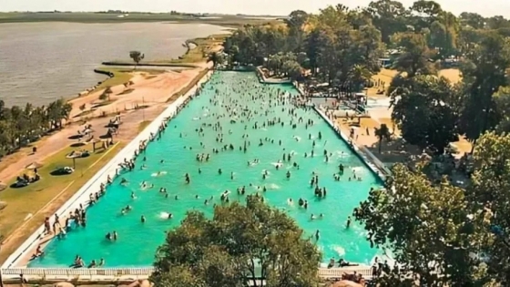 El pueblo santafesino con la pileta más grande de Argentina