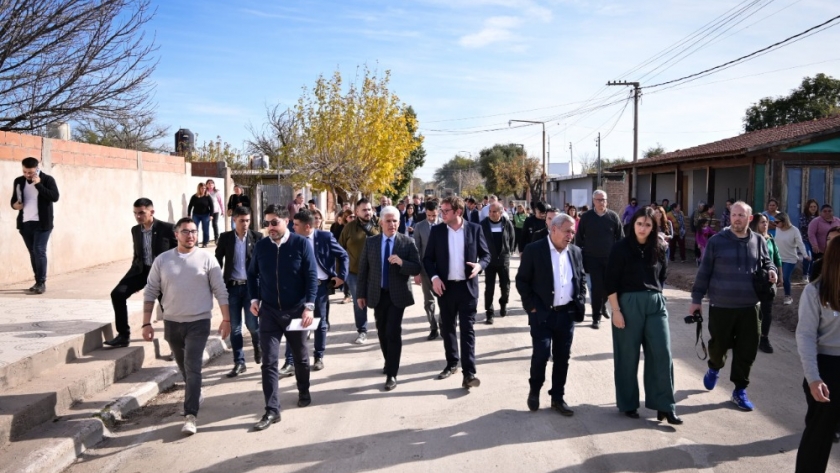 Con eje en la obra pública, Candelaria y la Provincia trabajan en conjunto