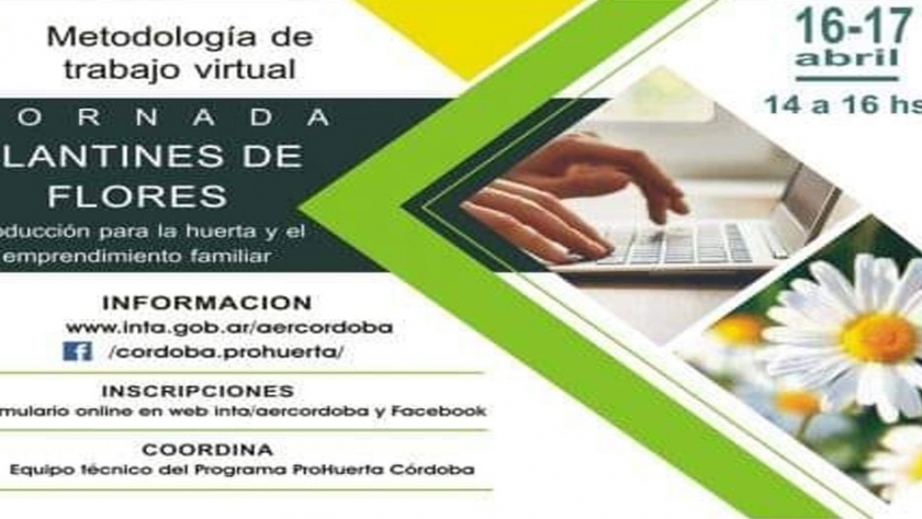 Jornadas online de capacitación para producción en la huerta y en emprendimientos familiares