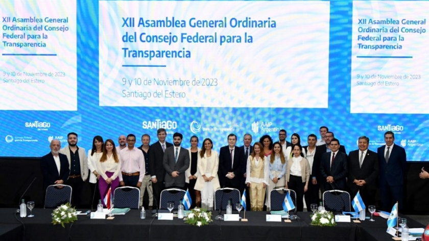El gobernador participó de la XII Asamblea General Ordinaria del Consejo Federal para la transparencia