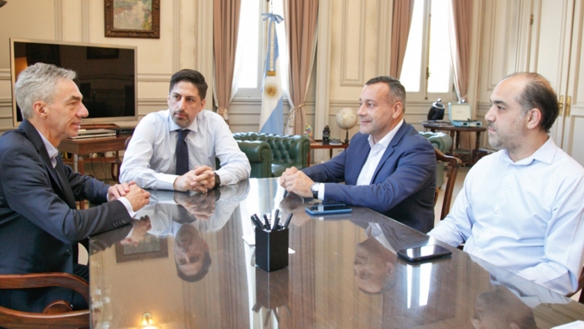 Meoni se reunió con Trotta para una agenda de trabajo en común de Transporte y Educación