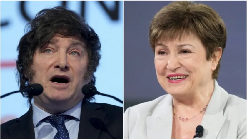 Javier Milei viaja el lunes a Davos y mantendrá un encuentro con Kristalina Georgieva