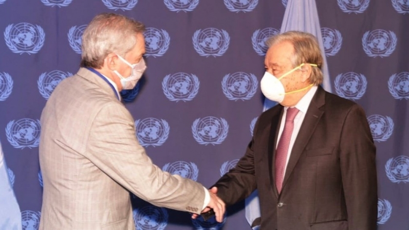 Solá le pidió al Secretario General de la ONU por la Cuestión Malvinas