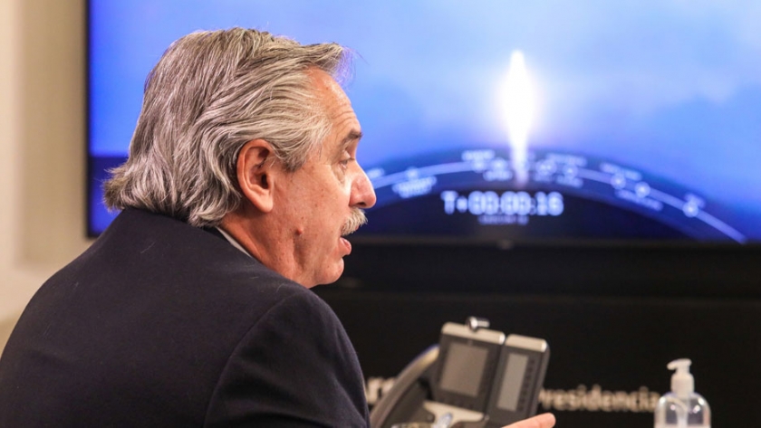 Alberto Fernández: "Me enorgullece que esto lo hacen científicos argentinos"