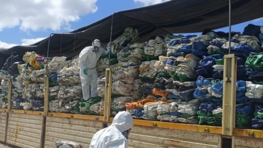 El Iscamen envió a procesamiento más de 18 toneladas de envases vacíos de agroquímicos