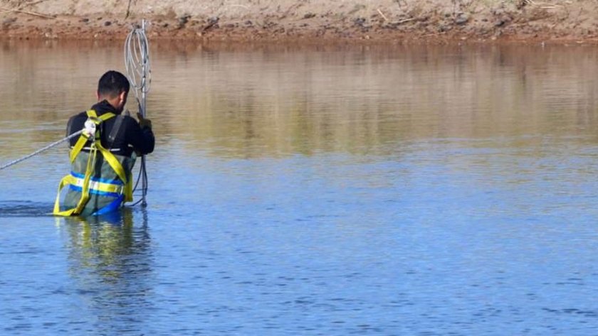 Recursos Hídricos realizó mediciones en el río Colorado