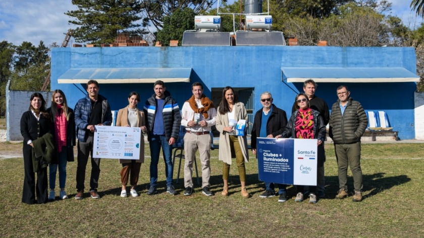 Santa Fe continúa incorporando energías renovables en instituciones deportivas