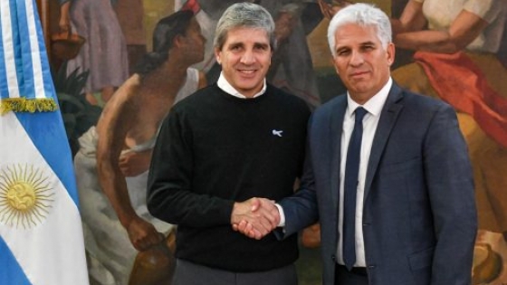 Poggi se reunió con Caputo y gestionó la reactivación de obras hídricas clave para San Luis