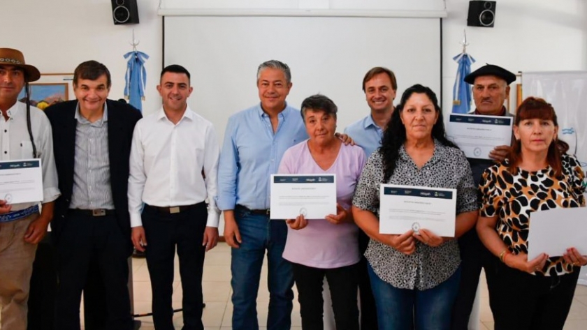 Otorgaron en Chos Malal los aportes del incentivo ganadero para la Región Norte