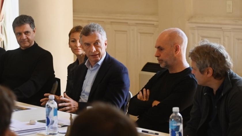 Rodríguez Larreta y el Gabinete porteño recibieron a Mauricio Macri