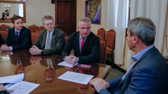 El gobernador Uñac recibió a la gerencia del Proyecto Los Azules