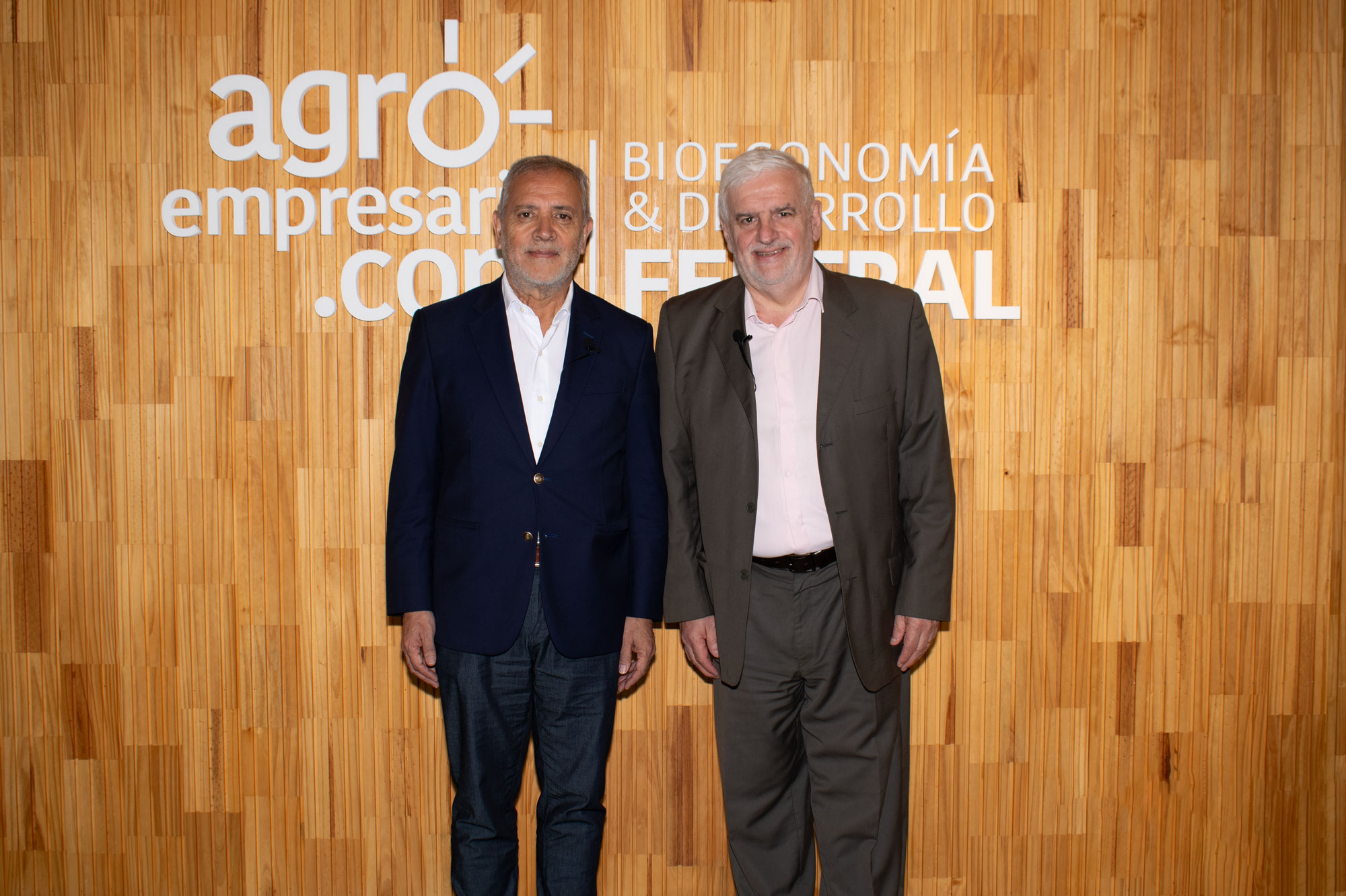 Juan Carlos Abud, Ministro de Desarrollo Económico y Productivo de Jujuy junto a Fernando Vilella, Director de Desarrollo Estratégico y Contenidos de Agroempresario.com