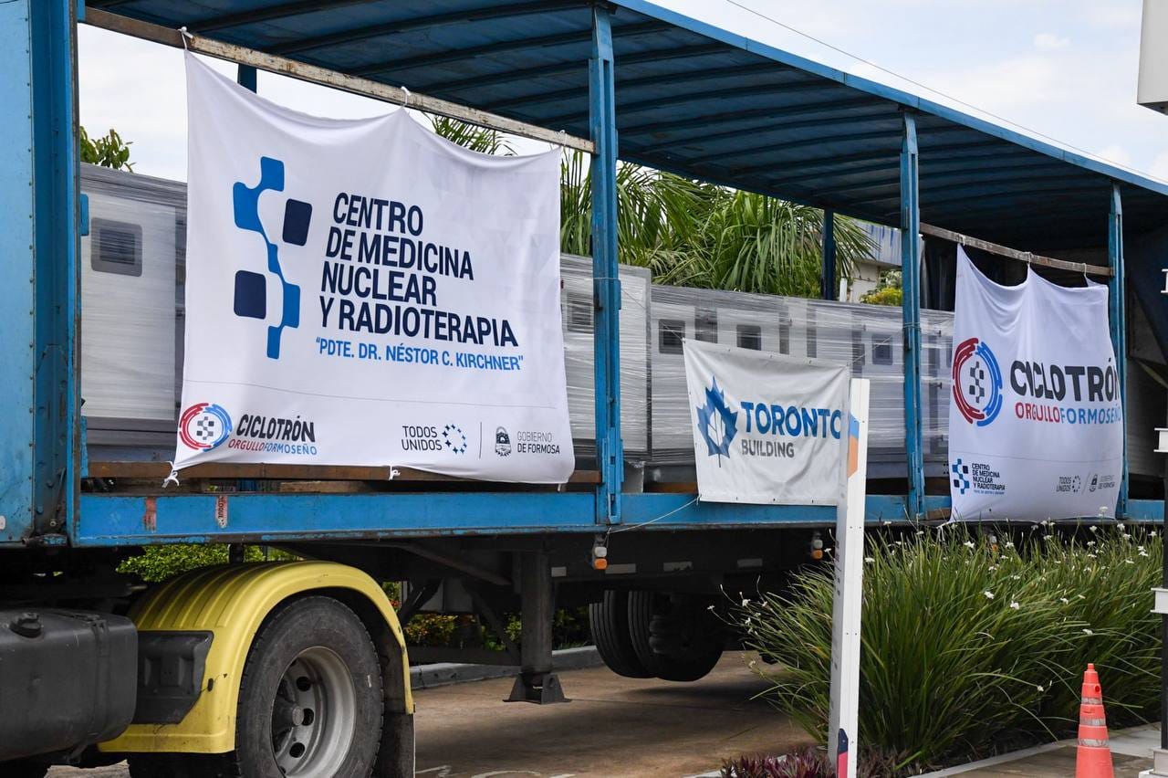 Formosa contin&uacute;a incorporando equipamiento para la instalaci&oacute;n del Ciclotr&oacute;n y Radiofarmacia en el Centro de Medicina Nuclear