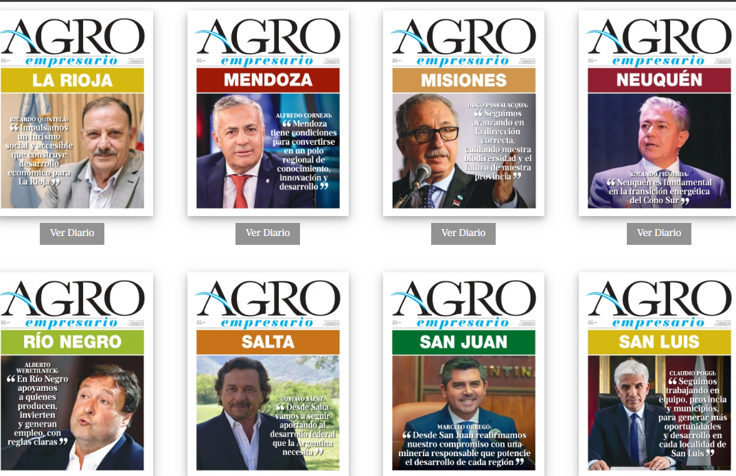 Agroempresario.com inicia una gira federal con entrevistas a ministros y gobernadores para retratar la agenda productiva del pa&iacute;s