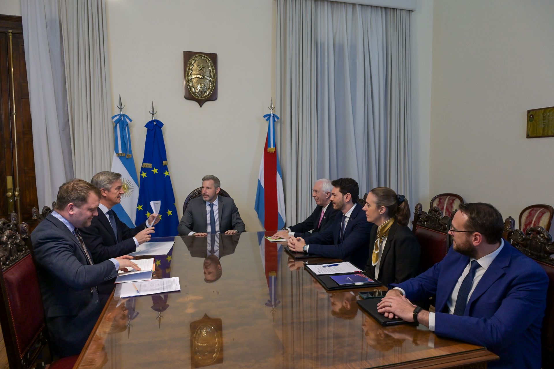 Frigerio fortalece los vínculos comerciales con la Unión Europea