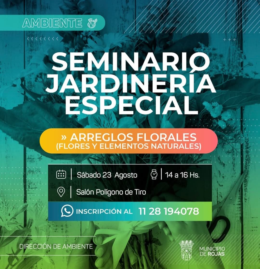 Seminario de Jardinería Creativa: Arreglos Florales con Elementos Naturales este Sábado