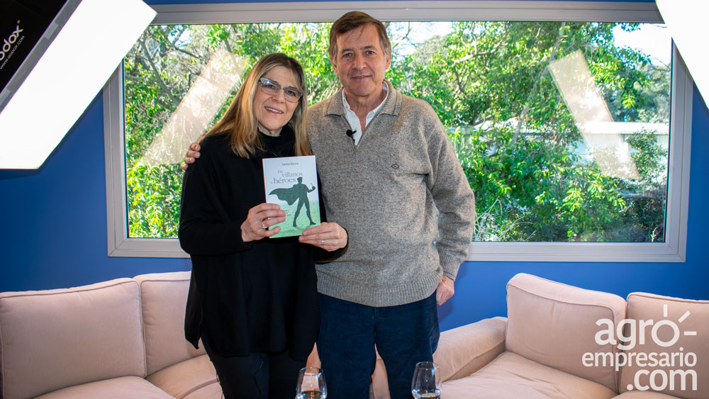Claudia Casalongué, CTO& Co-Founder de Unibaio Y Carlos Becco, Conductor de "De Villanos a Heroes" en Agroempresario.com