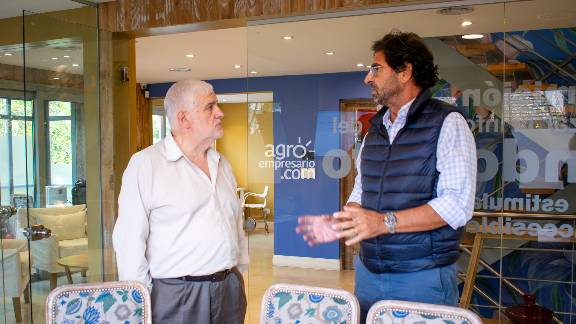 <strong>Fernando Vilella</strong>, Director de Desarrollo Estratégico y Contenidos de Agroempresario.com y <strong>Leonardo Sarquis</strong>, Director General de ConfiAgro