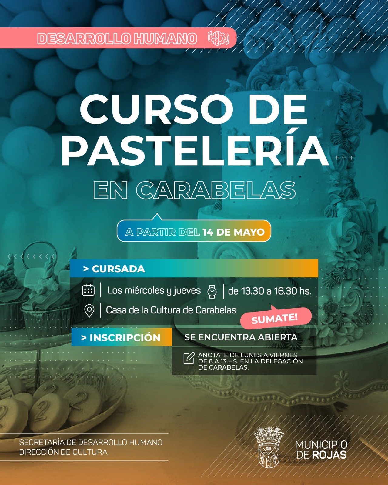 Carabelas lanza un nuevo Curso de Pastelería: formación gratuita para potenciar el oficio local