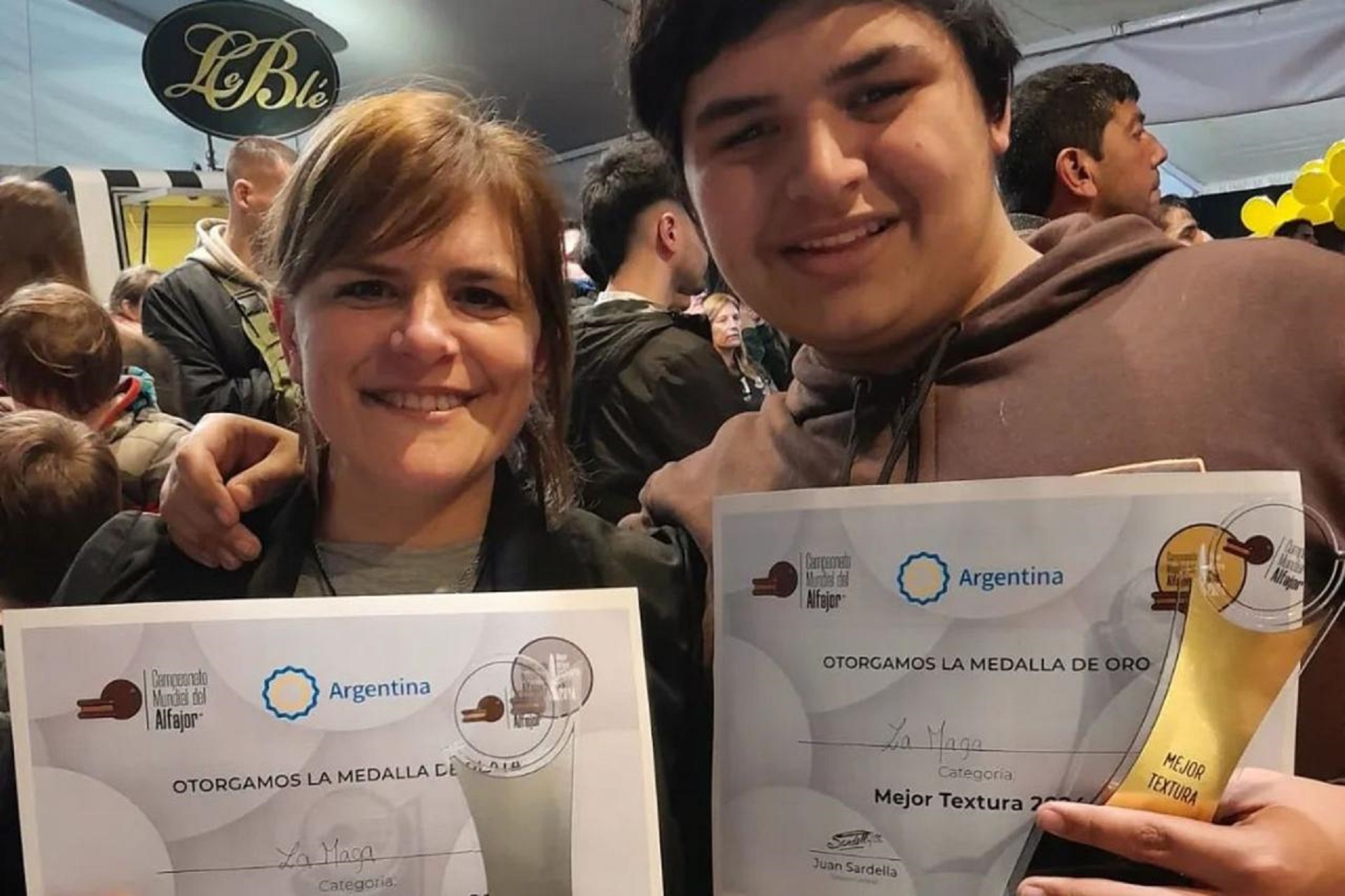 Dos alfajores entrerrianos fueron distinguidos con medallas de oro en el Campeonato Mundial