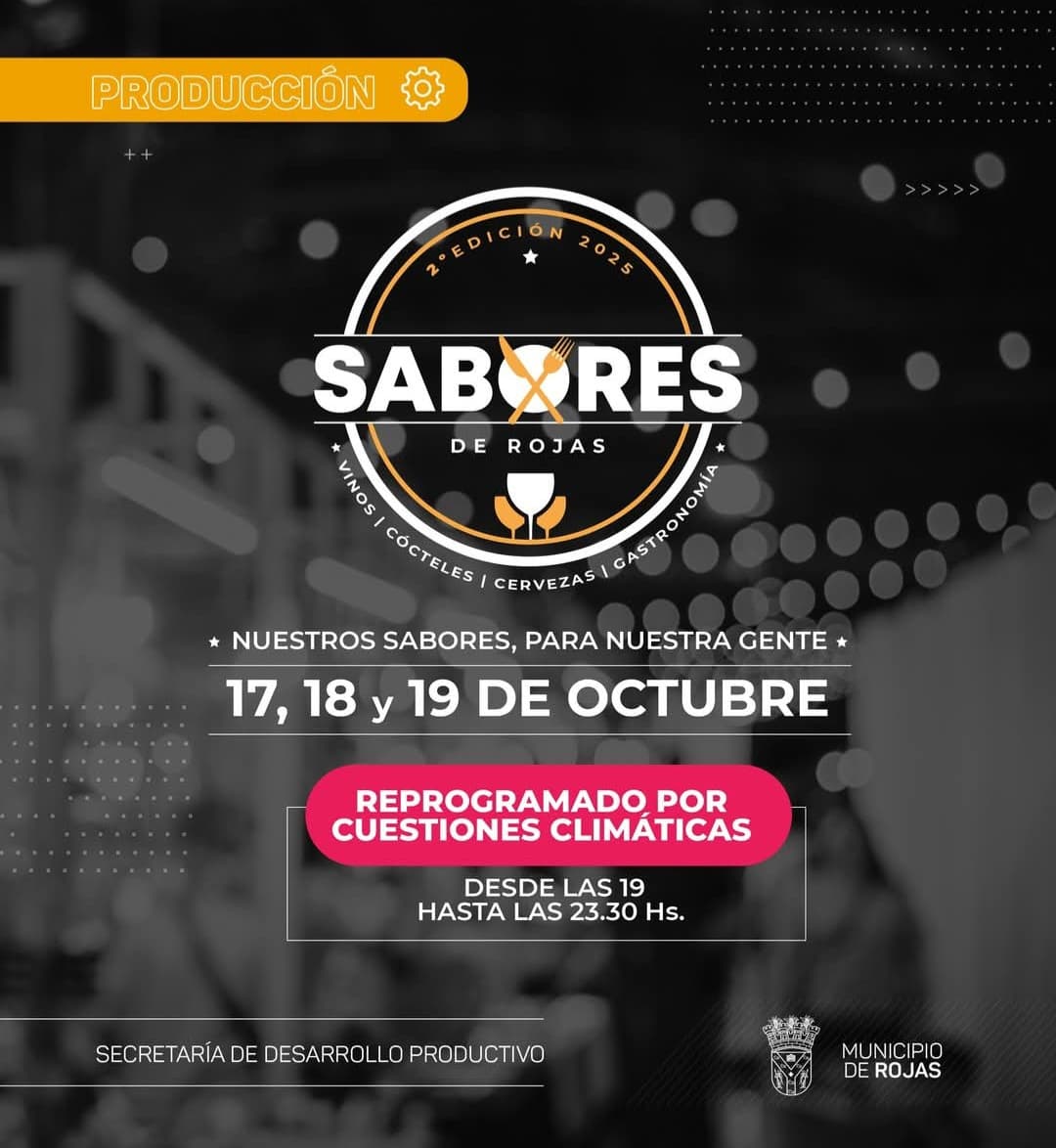 Segunda edición de Sabores de Rojas se reprograma por condiciones climáticas