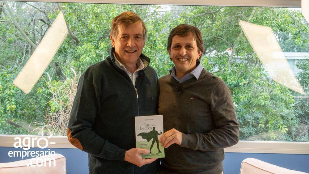 Carlos Becco, Coductor de "De Villanos a Heroes" en Agroempresario.com y Matias Durante, CEO de Modo Agrario