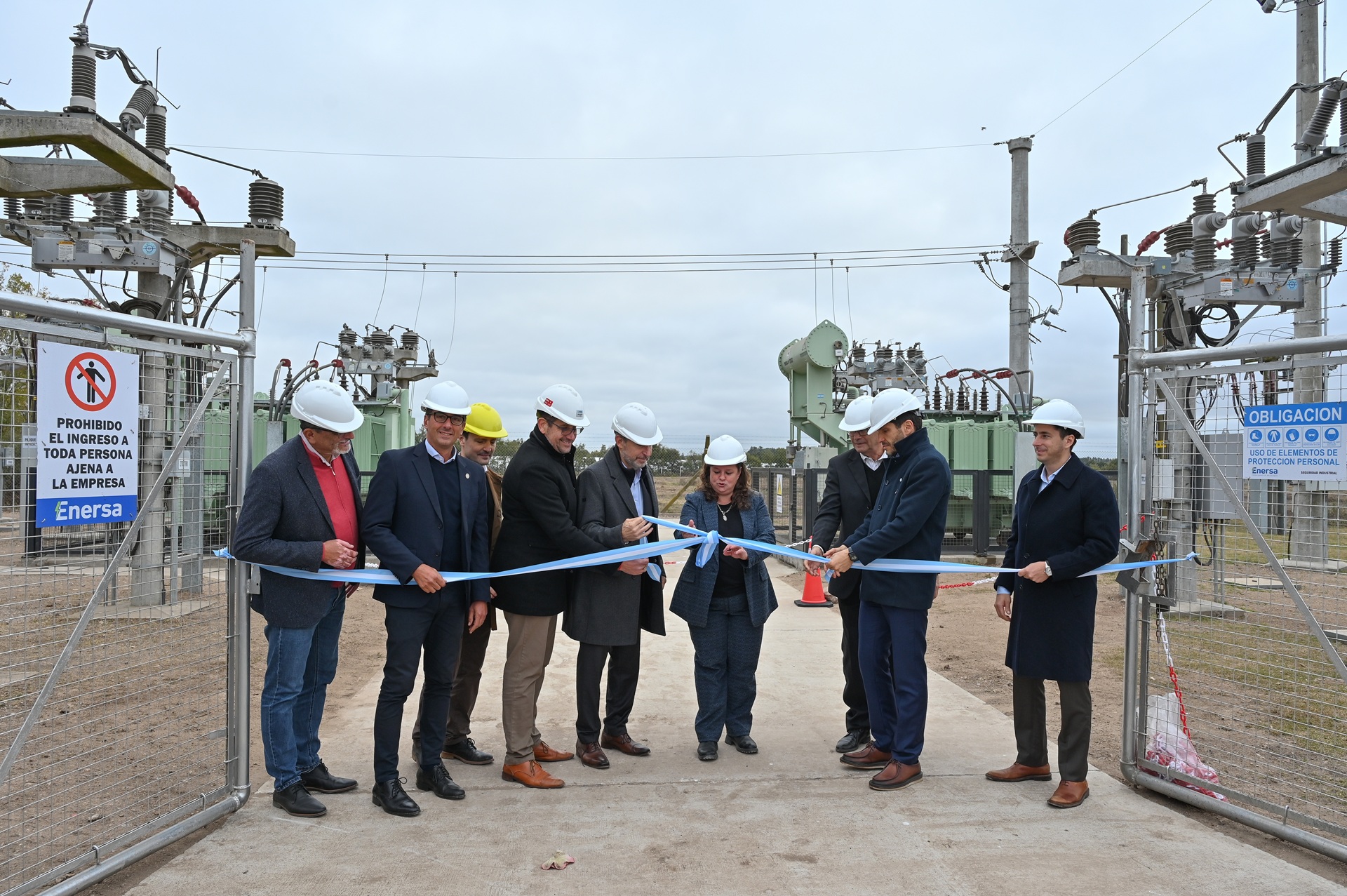 Frigerio y Pullaro inauguraron una nueva subestaci&oacute;n el&eacute;ctrica