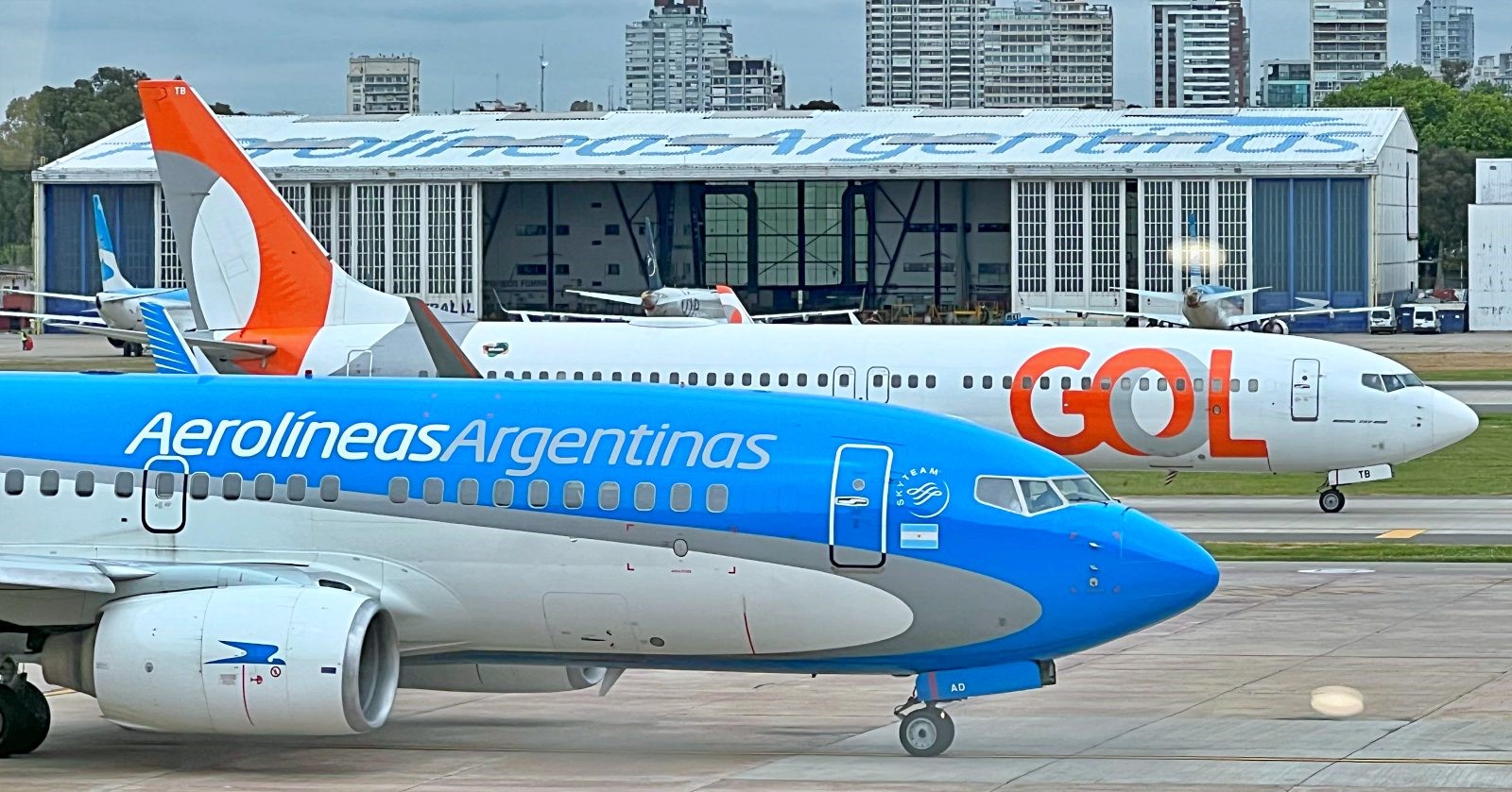 Aerolineas argentinas y Gol