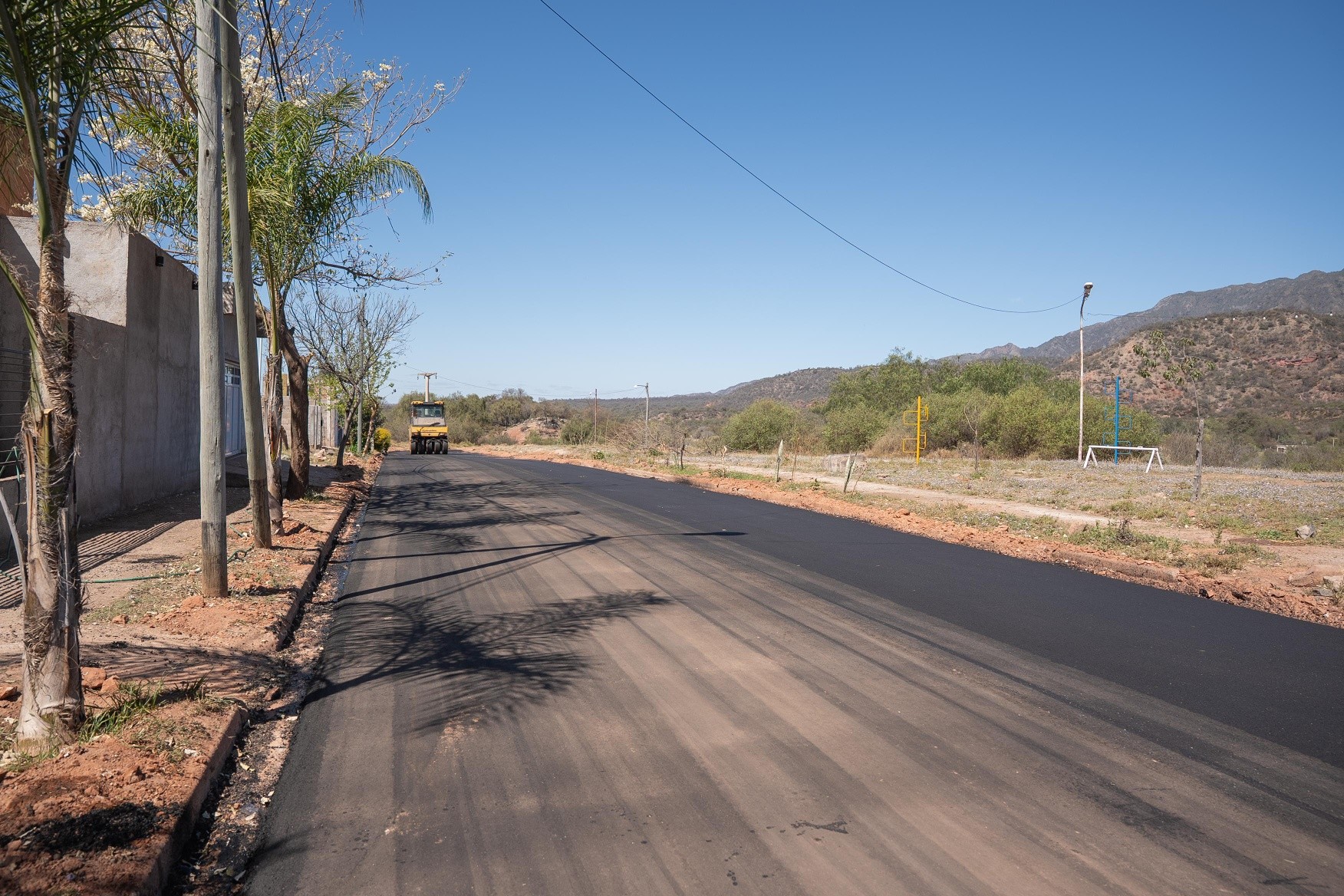 Asfalto en Olta: inauguraron 1.600 metros de pavimento