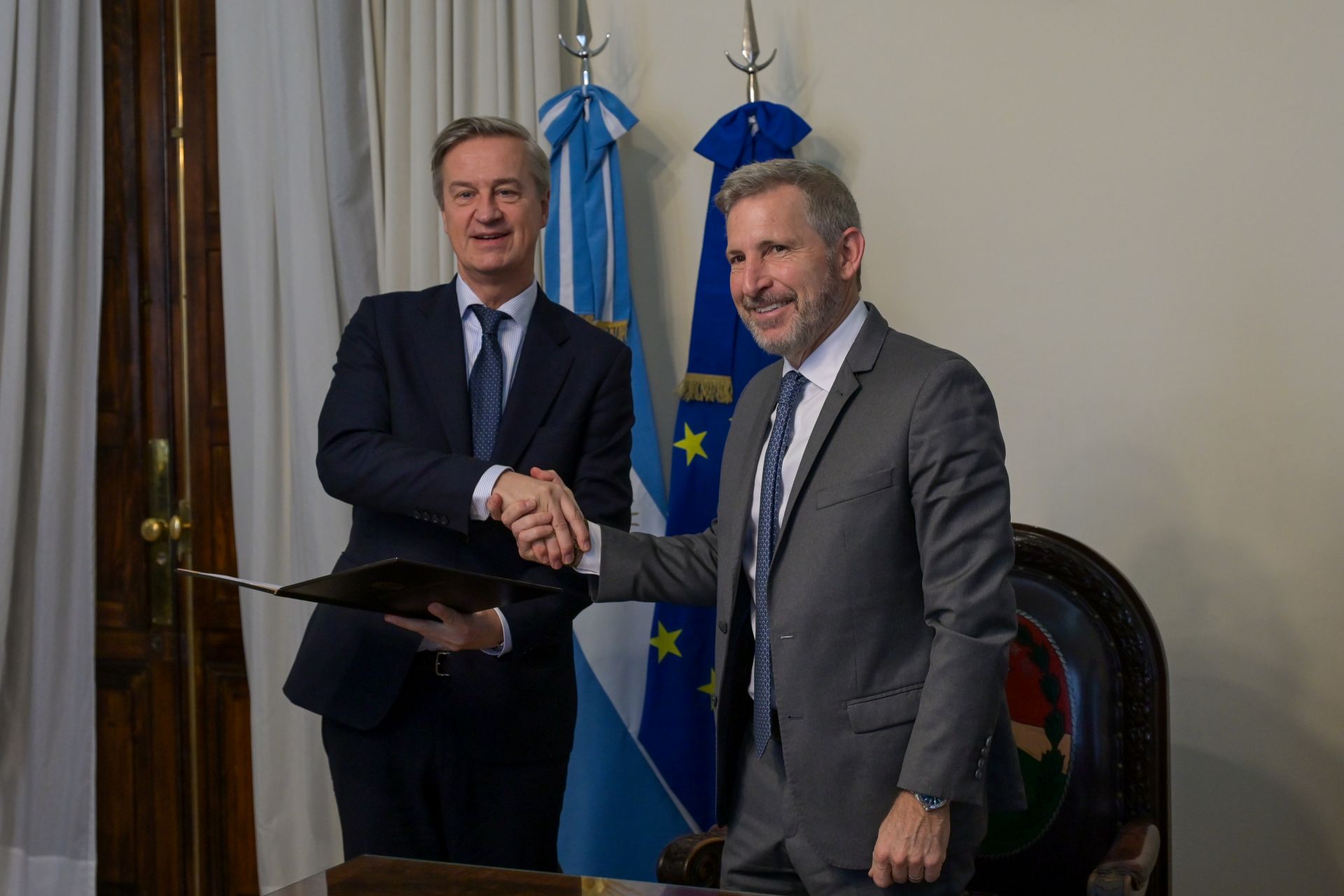 Frigerio fortalece los vínculos comerciales con la Unión Europea