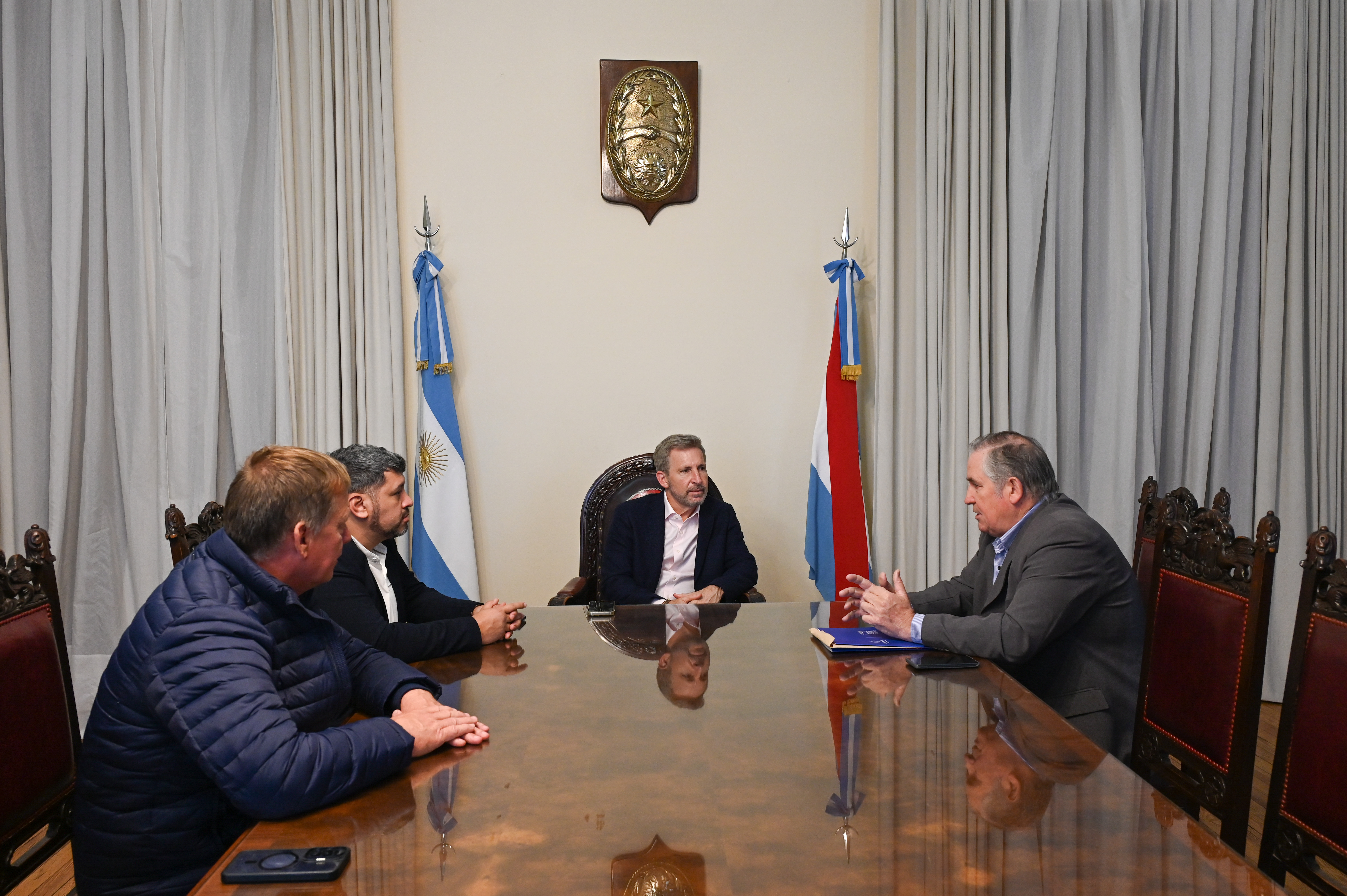 Frigerio impulsa gestiones para reactivar un frigor&iacute;fico en Aranguren