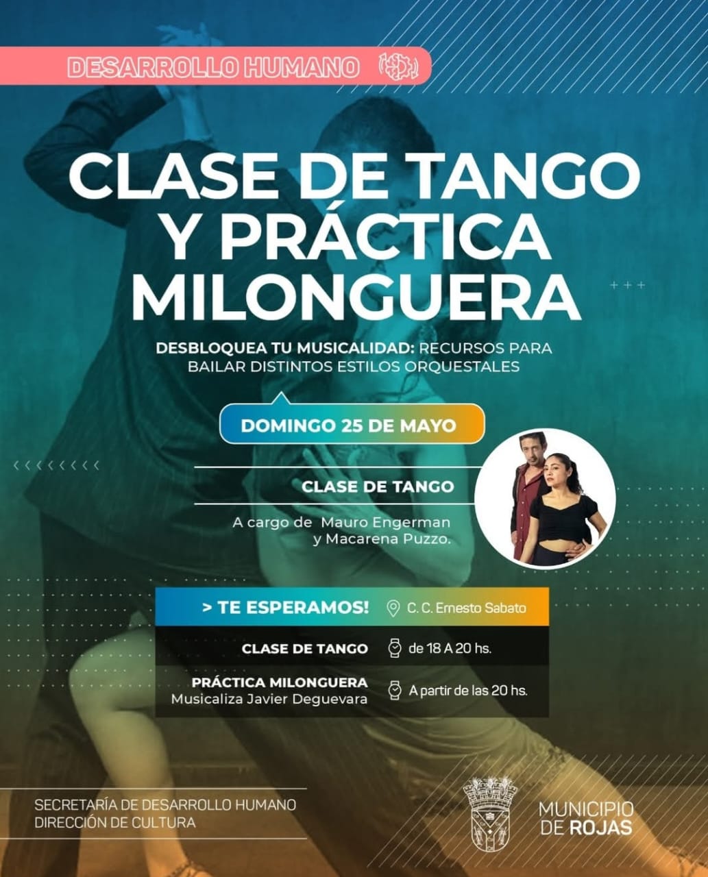 Domingo de tango y milonga libre: música, pasión y baile en el Centro Cultural Ernesto Sabato