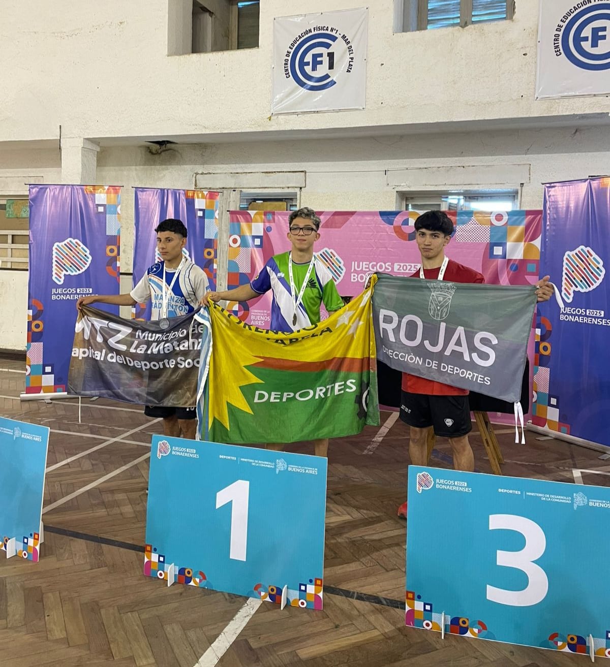 Rojas sumó dos medallas de bronce en los Juegos Bonaerenses 2025