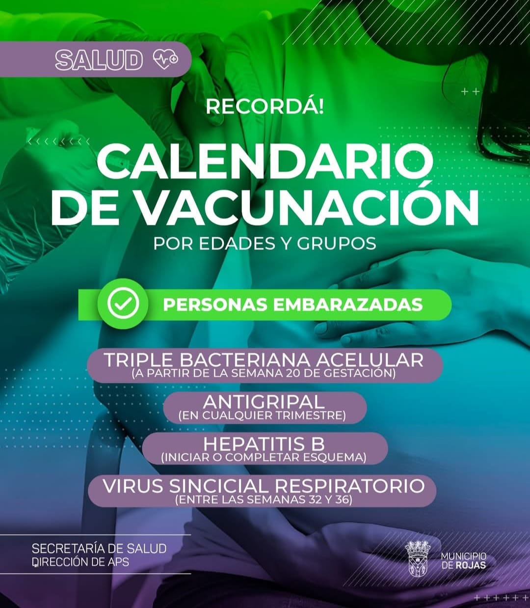 Vacunarse salva vidas: recordá mantener al día el calendario nacional en todas las etapas de la vida
