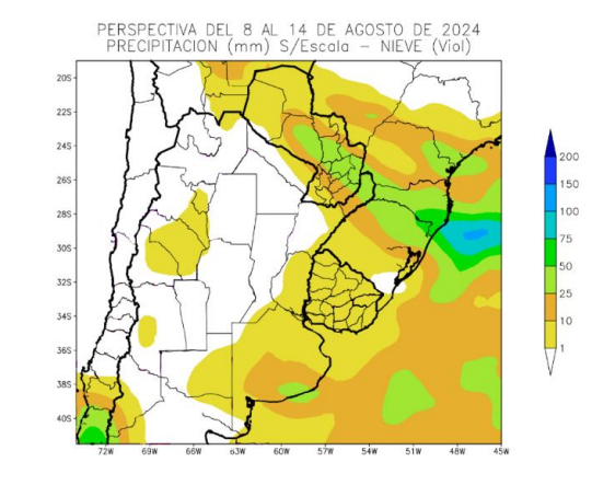 Se esperan lluvias moderadas a abundantes en el sudeste de Buenos Aires esta semana