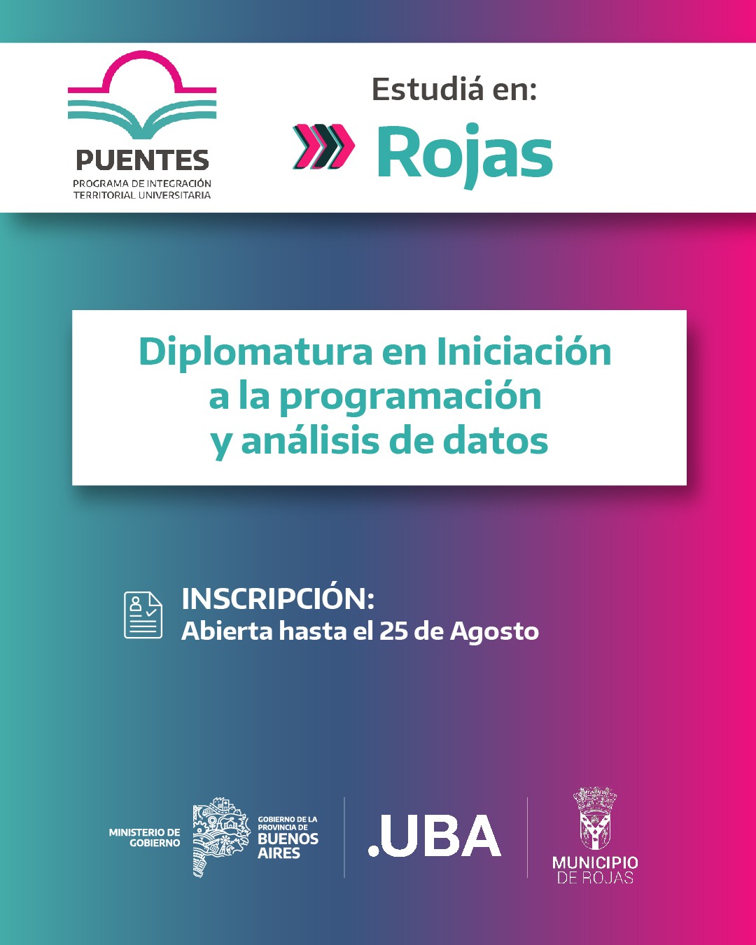 UBA lanza Diplomatura en Programación y Análisis de Datos en Rojas: una apuesta al futuro digital