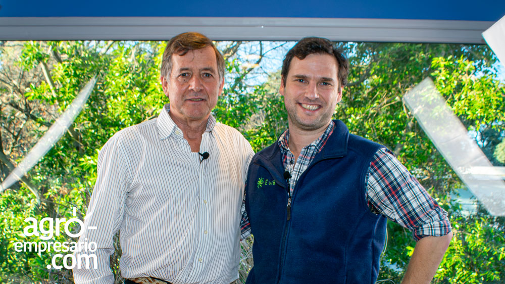 Carlos Becco, Conductor de "De Villanos a Héroes" y Nicolás Otamendi, CEO y CoFundador de EIWA.