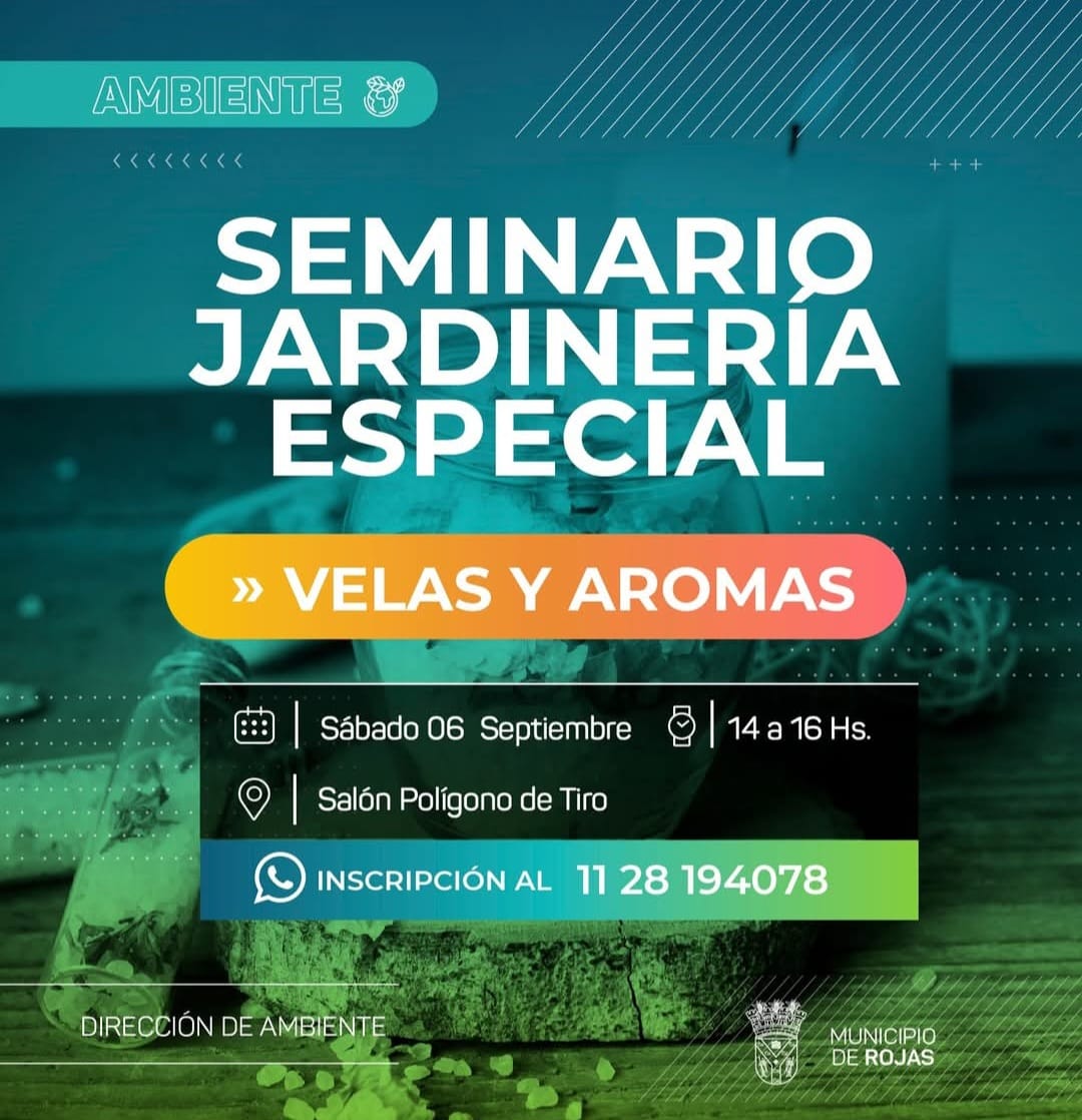 Velas, aromas y naturaleza: llega un nuevo seminario de jardinería especial en septiembre