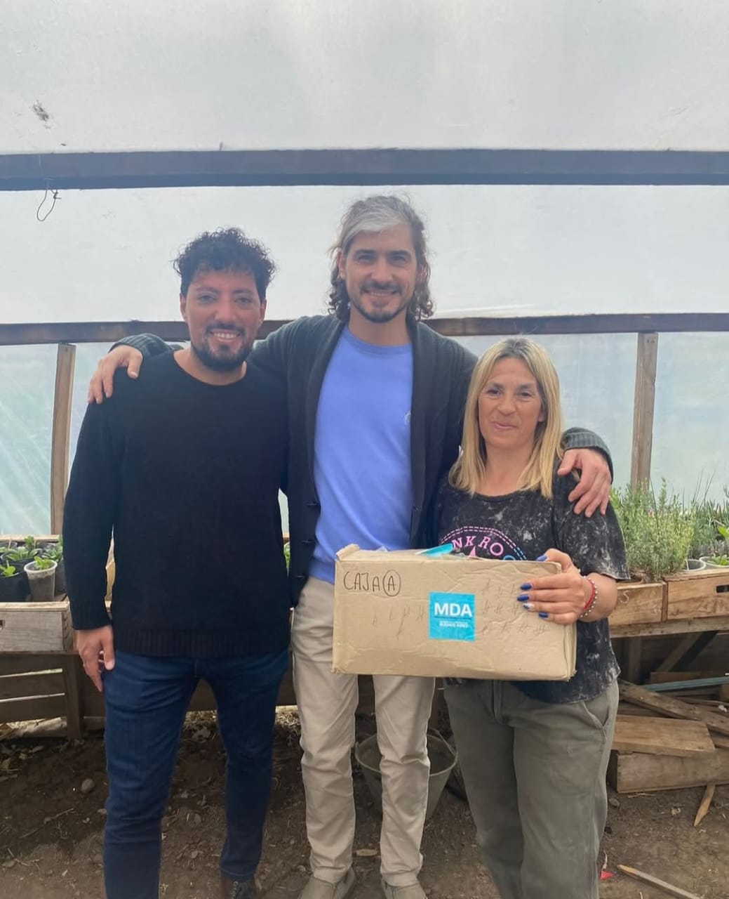 Un círculo virtuoso: el Taller Protegido realizó su primera venta de plantines