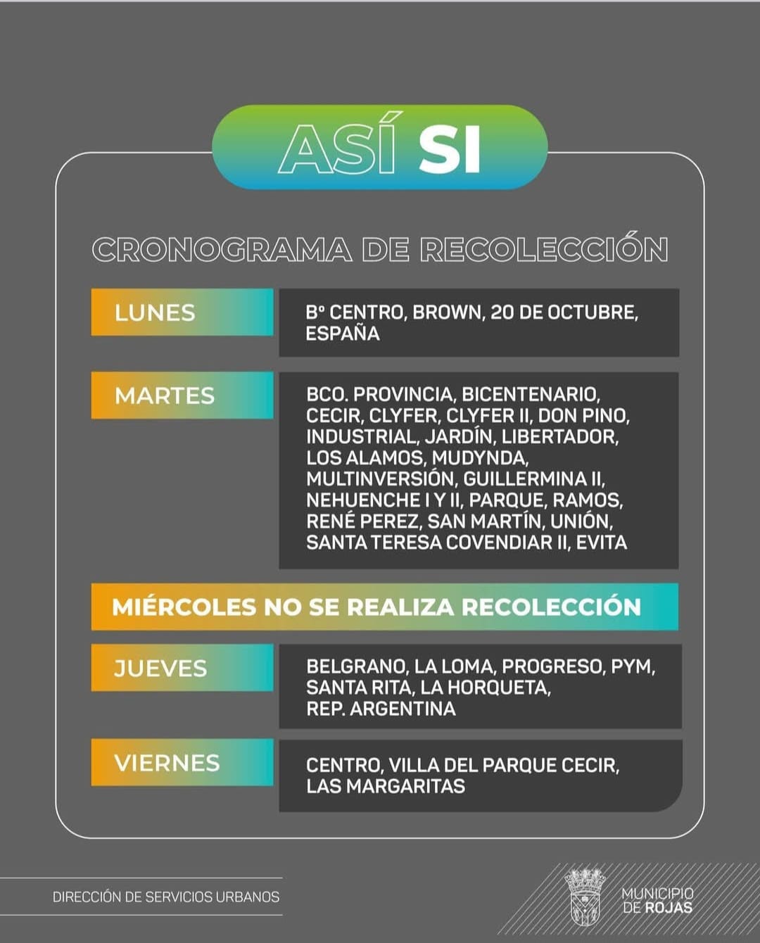 Recolección de Montículos: ¡Atención Vecinos! Cronograma Clave para una Ciudad Más Limpia