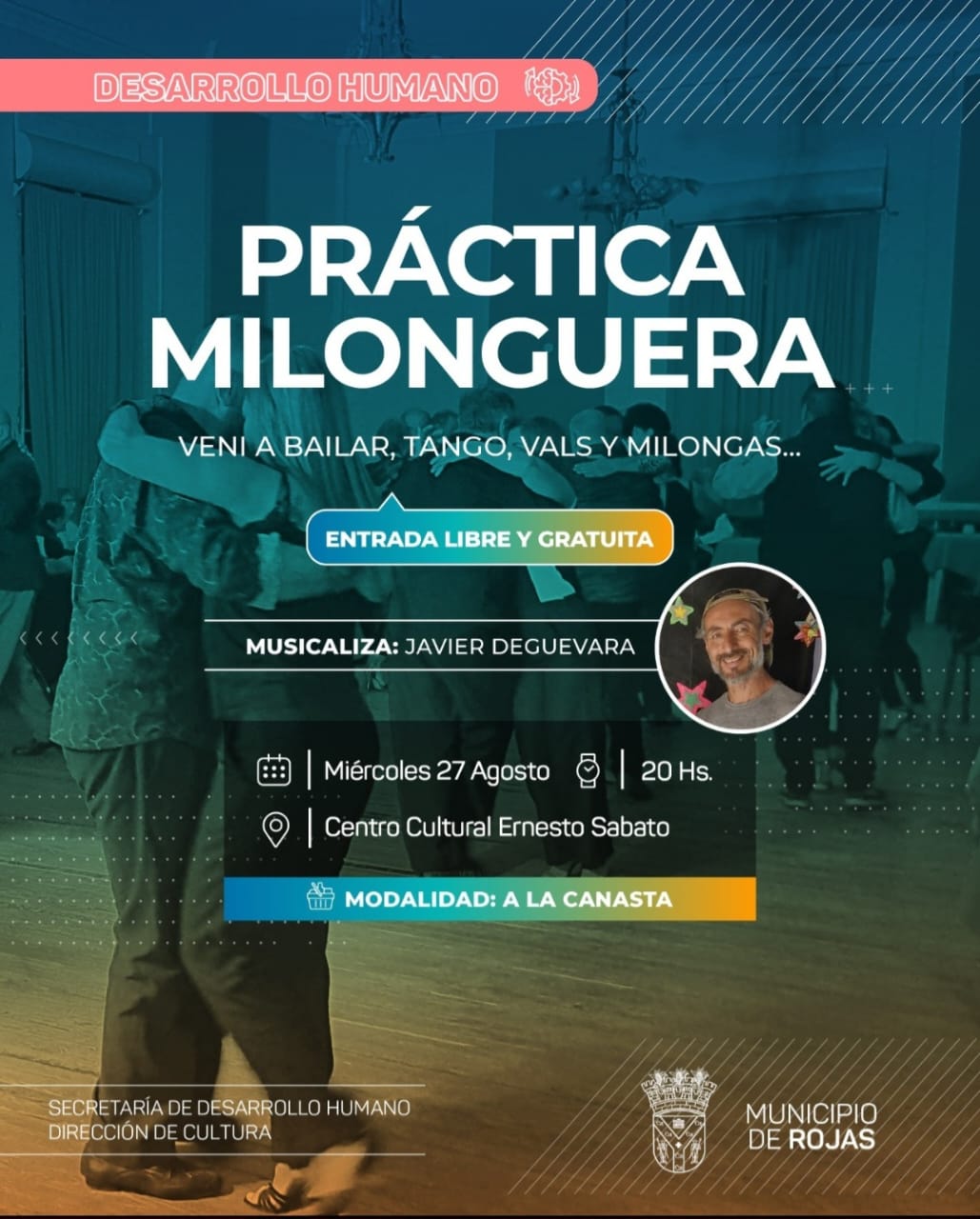 Noche de Tango en el Centro Cultural Ernesto Sabato: una Milonga con Javier Deguevara
