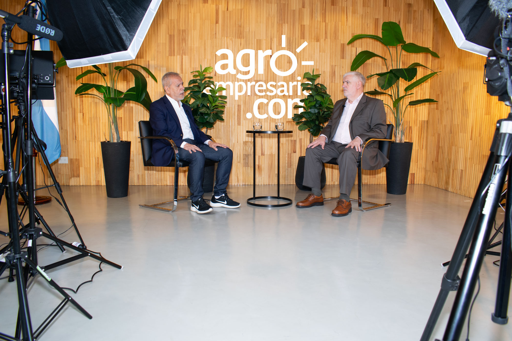 Juan Carlos Abud, Ministro de Desarrollo Económico y Productivo de Jujuy junto a Fernando Vilella, Director de Desarrollo Estratégico y Contenidos de Agroempresario.com